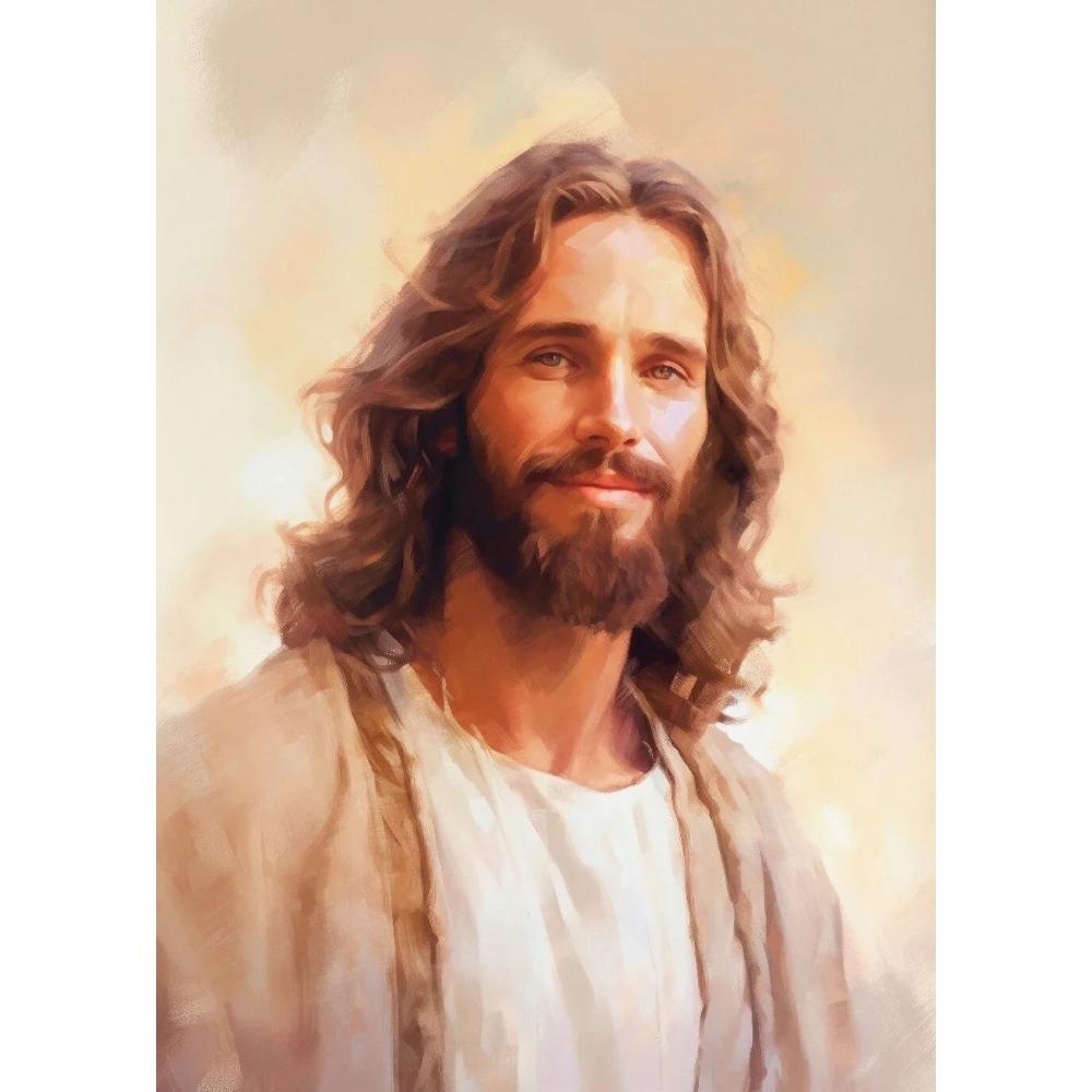 Vintage Sacred Heart of Jesus Holy Family Virgin Mary Religious Poster Canvas Painting Print Wall Art Pictures Home Decor