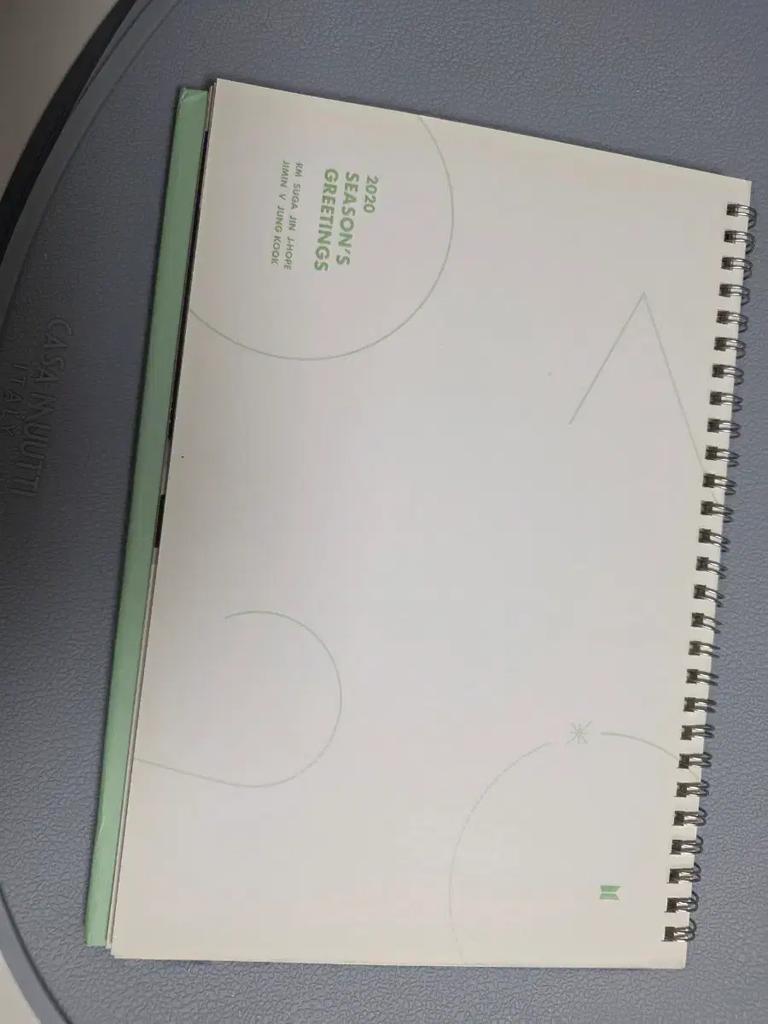 BTS Seasons Greeting Card 2020 Used
