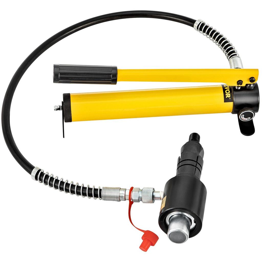 Hydraulic Exhaust Pipe Expander, 1-5/8" to 4-1/4" size, 10 T Manual Hydraulic Pipe Stretcher w/4 Dies and 2 Storing Case for Copper, Aluminum Tubes in