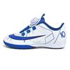 Rotary Buckle Children's Football Shoes Broken Nails Artificial Turf Youth Students Non-slip Leather Foot Training Shoes