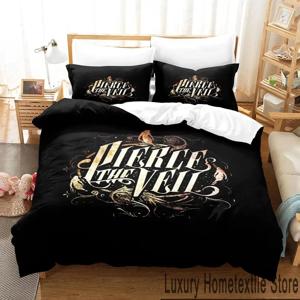 3D Print Pierce The Veil album cover Bedding Set Double Twin King Duvet Cover Comforter Pillowcase Boys Girls Adults Bedroom