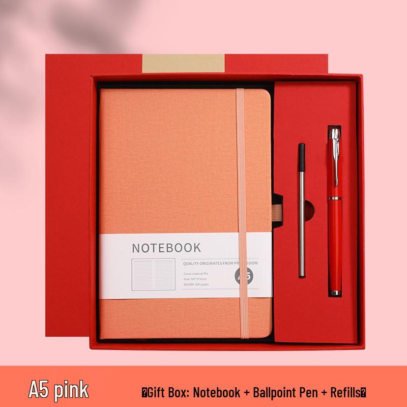 Wysokiej jakości, spersonalizowany notes A5 z gumką do biznesu i biura