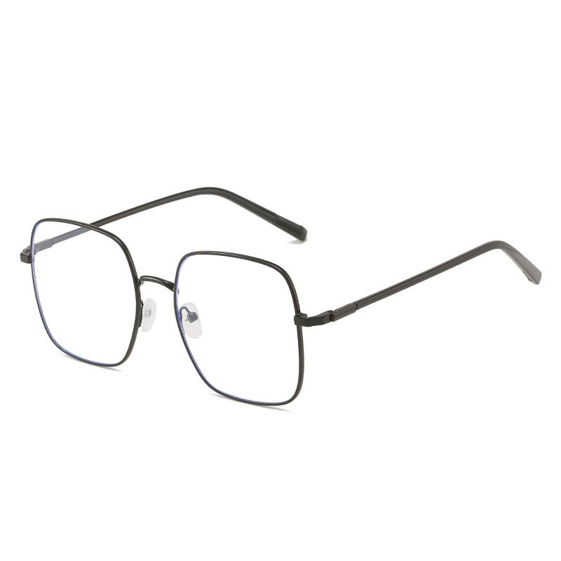 0 -0.5 -0.75 To -6.0 Women Men Square Anti Blue Rays Prescription Glasses For The Nearsighted Metal Hinge Myopia Spectacles