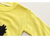 Autumn Girls' Korean Appliqué Panda Sweatshirt Two-Piece Set