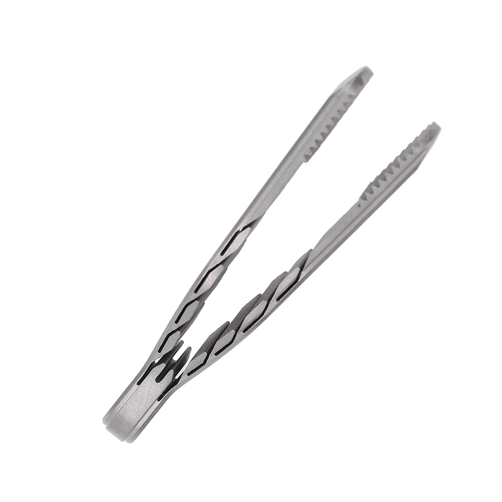 

Мини пинцет-брелок TC4 из титанового сплава, портативный карманный EDC, маленький пинцет, уличный гаджет с кольцом для ключей для кемпинга