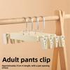 No-Trace Plastic Clothes Hangers for Clothing Stores Home Use Adult Modern Sle Iron Hook Anti-Slip Design Wardrobe Storage