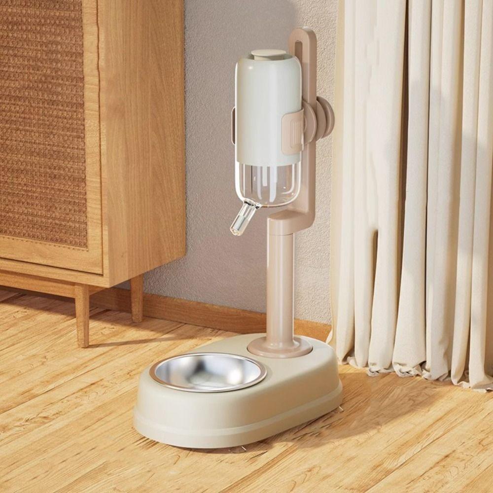 Multifunctional Pet Automatic Water Dispenser Pet Non-wet Mouth Feeder  Drinking Fountain Bowl