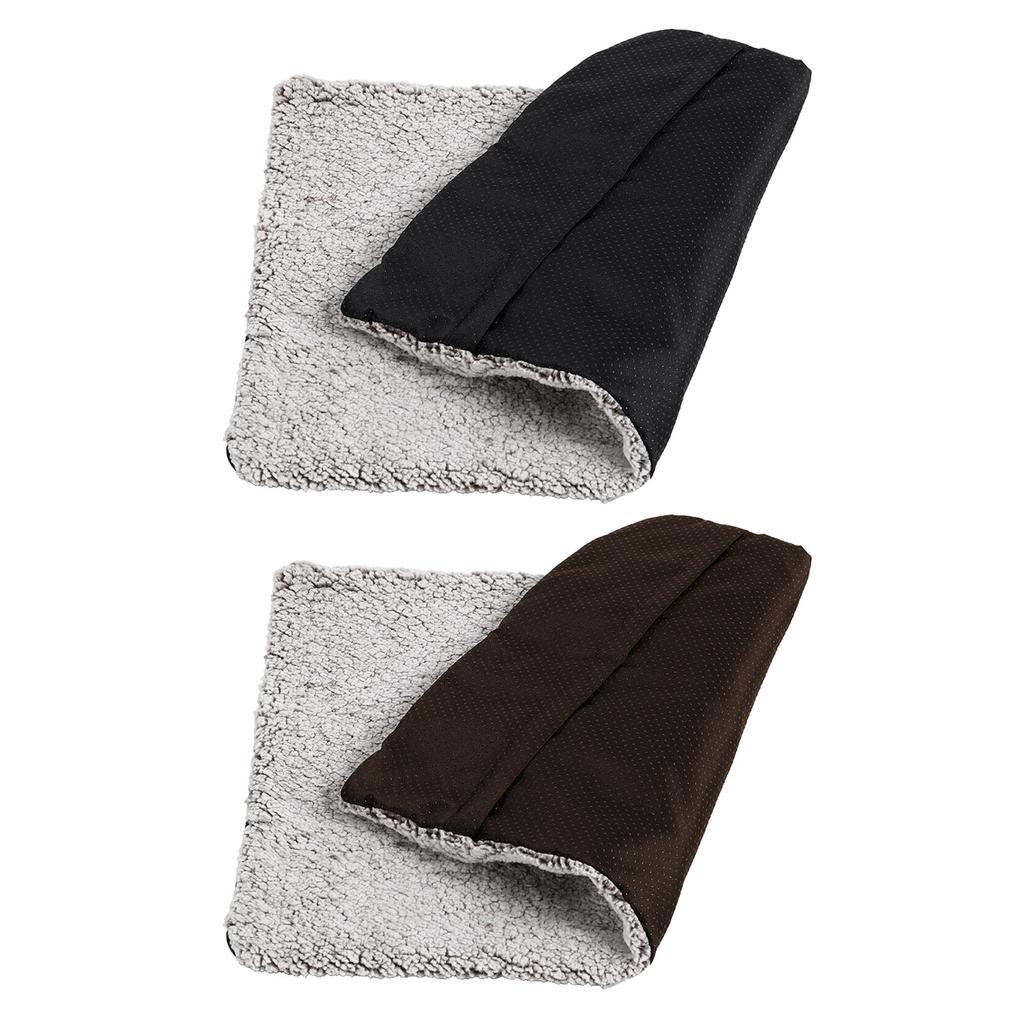 Auto Heating Pet Pad with Detachable Heating Cores Slip Resistant Bottom Soft Fabric Warming Mat For Dog Home Travel Use