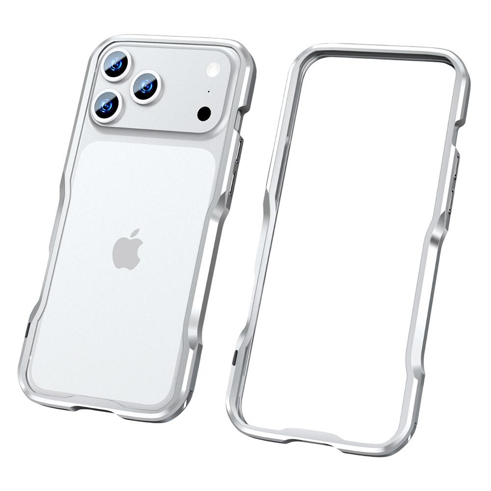 LUPHIE Für iPhone 17 Pro Hülle Metall Stoßfänger Rahmen Stoßfeste Handyhülle