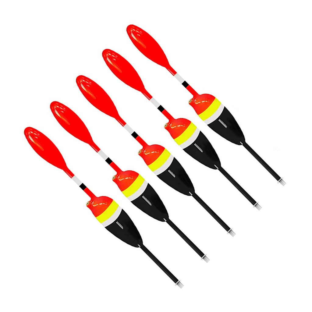 5 Pz Galleggianti da Pesca e Galleggianti Scorrevoli Galleggianti in Balsa Attrezzatura da Pesca Galleggianti da Pesca per Acqua Salata Acqua Dolce