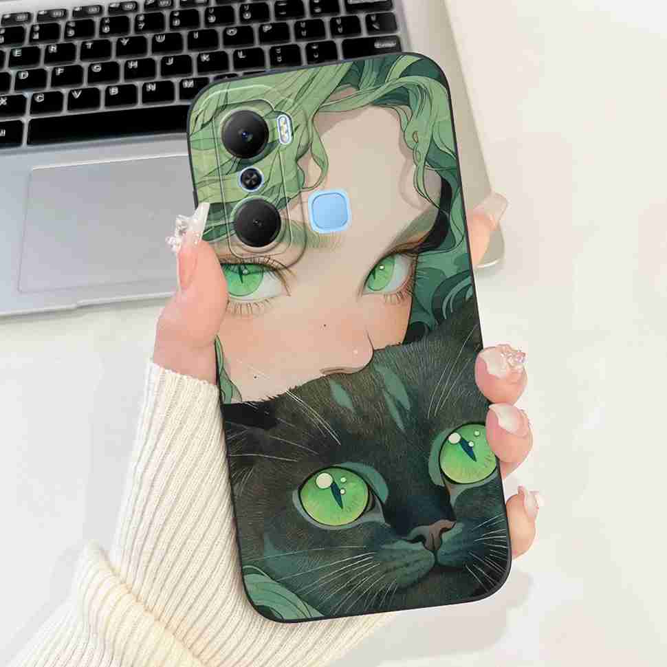 Hülle Für Infinix Hot 12 Pro X668C Schutzhülle Weich Schlank Niedliches Cartoon-Muster Abdeckung Für Infinix Hot 12 Hot12 Pro Handyhüllen Abdeckung