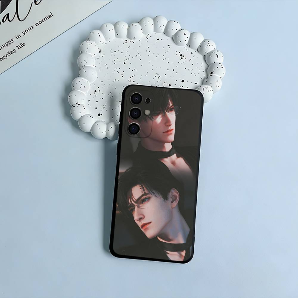 

Z-zayne love&deepspace Phone Case For Samsung S25,S24,S21,S22,S23,S30,Ultra,S20,Plus,Fe,Lite,Black Soft Silicone Samsung S22ULTRA5G