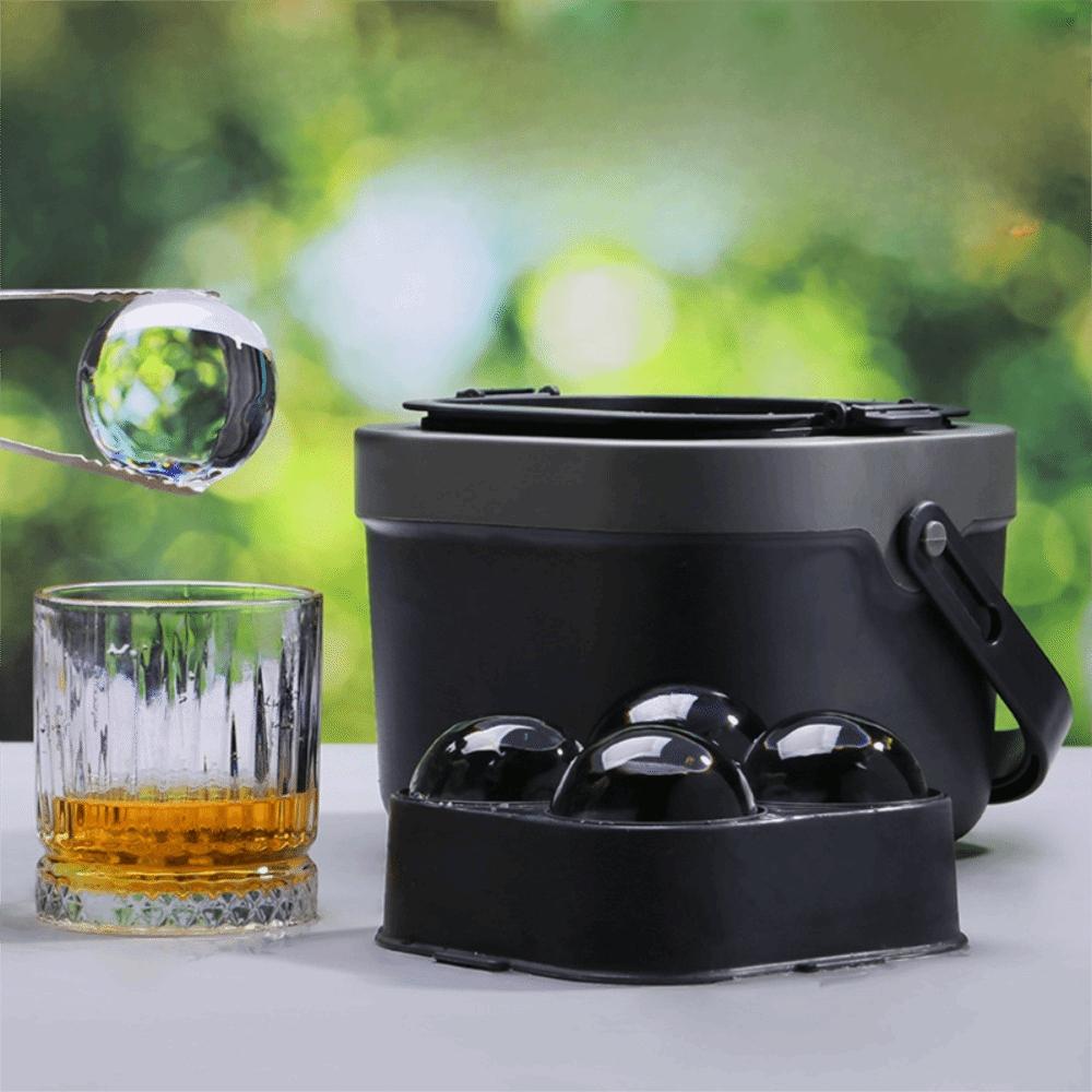 Non-stick Crystal Clear Ice Ball Maker 6CM Ice Cube Mold Bar Clear Ice Sphere Mold  Easy To Demold