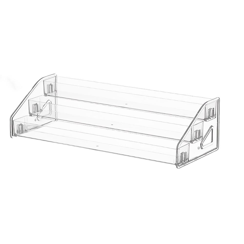 1pc Display Shelf Desktop Badge Color Paper Diffuse Around The Edge Of The Ladder Transparent Placement Of Grain Standing Card 2360₽