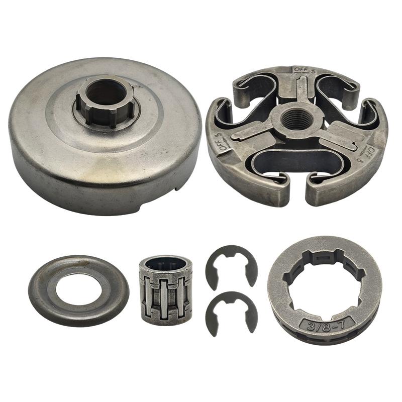 Clutch Drum Sprocket Rim Washer Bearing Kit For Husqvarna 365 372 XP 372XP 371 362 Chainsaw Parts 3/8" Pitch 7 Tooth