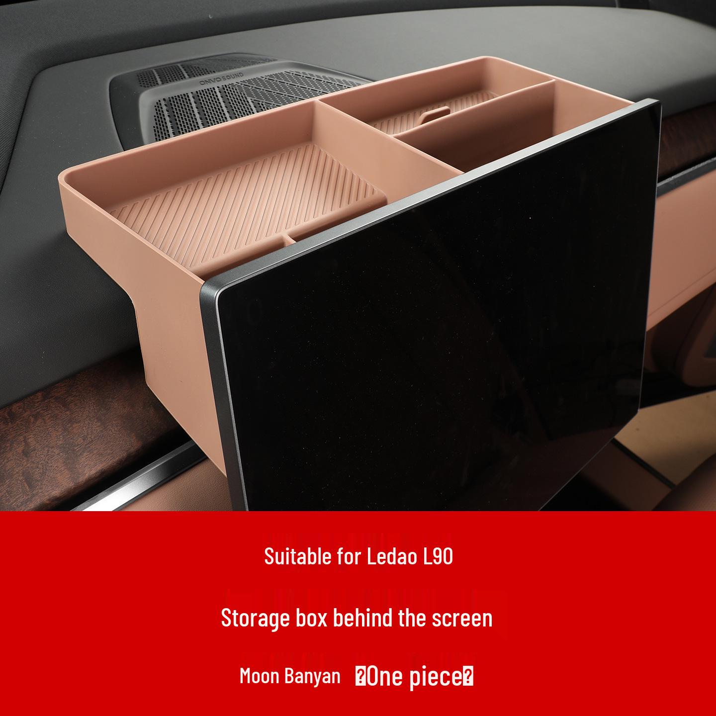 L90 Central Control Screen Rear Dashboard Silicone Storage Box Car Interior Accessory