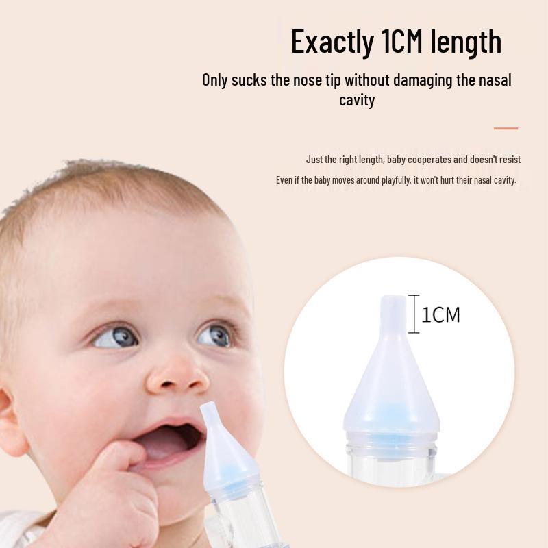 Silikon Nasensauger: Manuell bedienbarer Nasenreiniger für Säuglinge zur Entfernung von Rotz bei Anti-Reflux