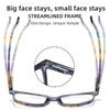 Casual Fashionable Printed Reading Glasses Ultra-light Spring Legs Comfortable and Sturdy Anti-blue Light Glasses 0 To +4.0