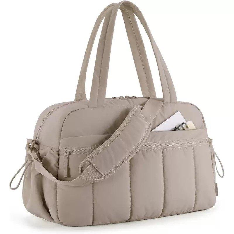 Large Capacity Women Travel Handbag Stylish Gym Yoga Duffle Bag High-End Design for Weekend Trip