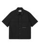 REST&RECREATION Nylon Half Shirt - Black