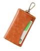 Genuine Leather Key Case for Men and 6 Pueblo Large Card Wide Suica Carabiner Recycled Paper Gift 5 Colors Available [VELNORVAY] Women, Hooks,