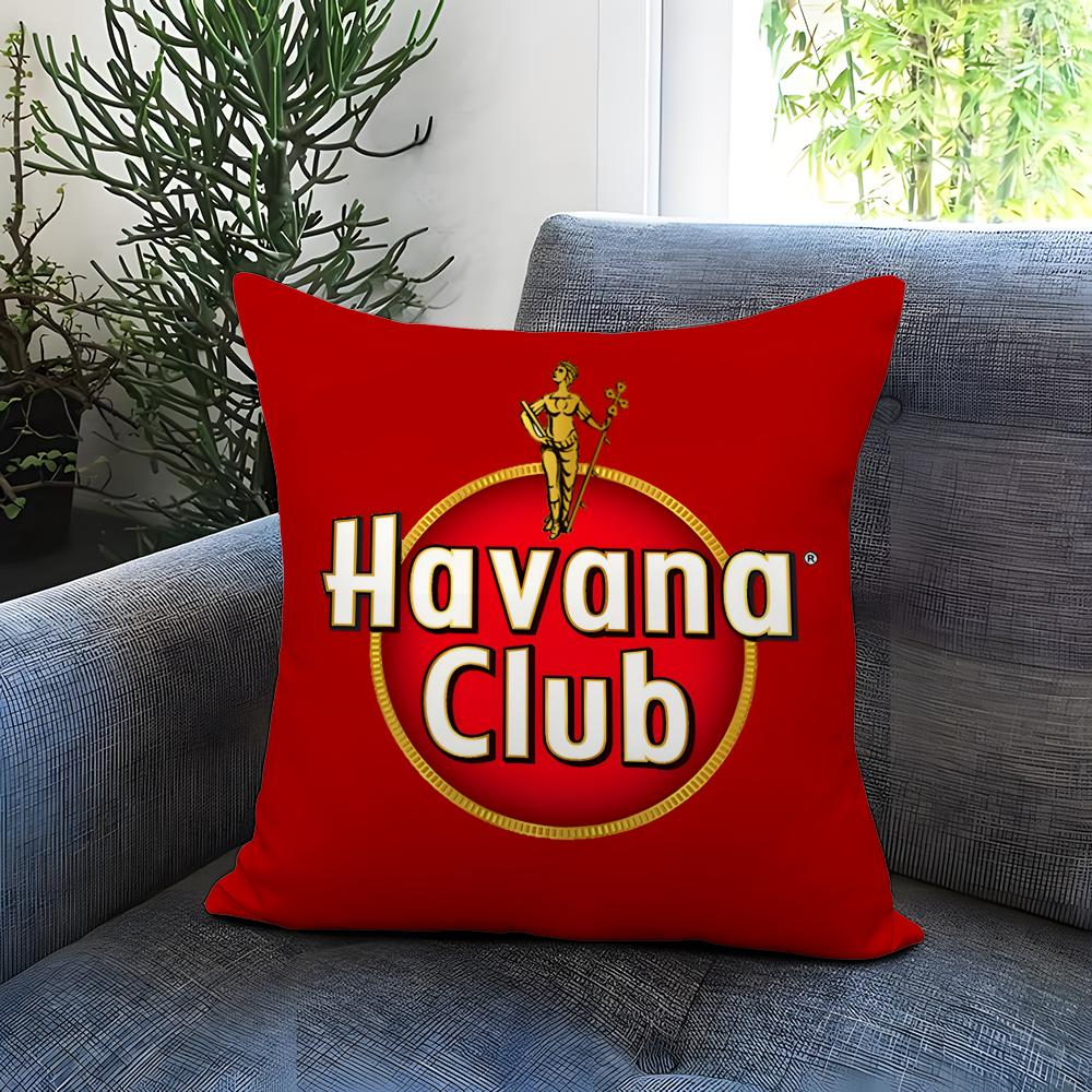 Trendy HHavana Clubes Cushion Cover Comfortable Reversible Pillow Cover Ideal for Car Sofa Bedroom  Beyond
