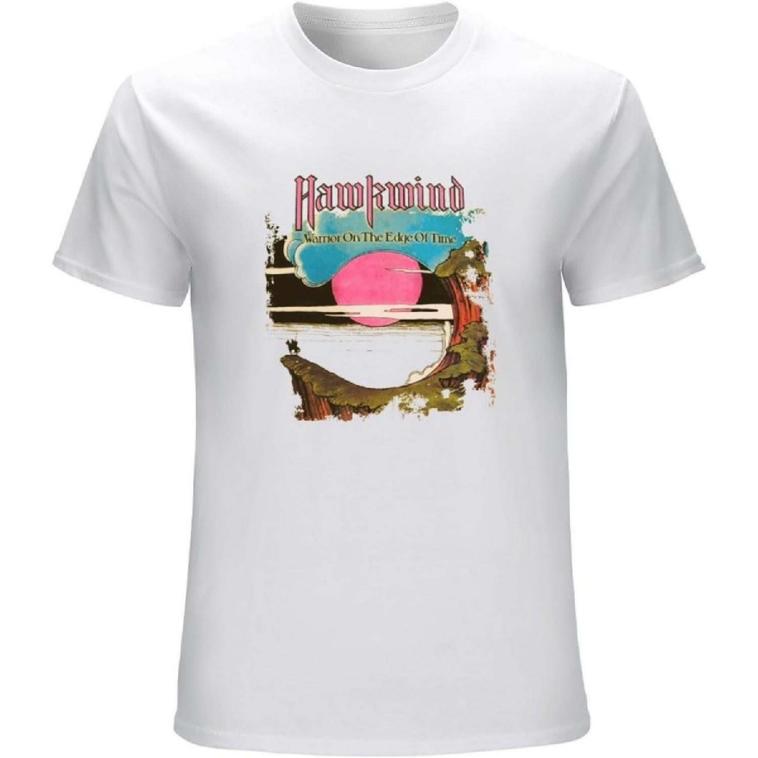 Men s Hawkwind - Warrior On The Edge of Time T-Shirt White S