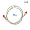 Kabel UTP kategorie 6 RJ45 měď LSHZ šedý 7,5 m