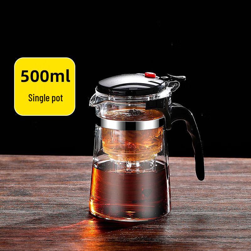 ZISIZ Heat-Resistant Glass Infusion Teapot