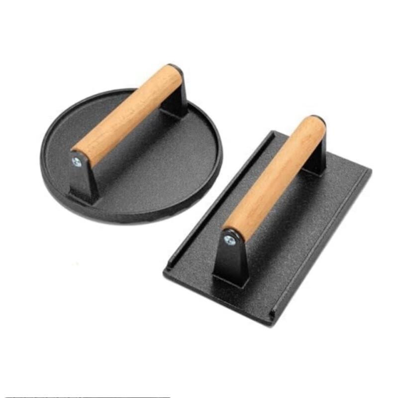 ZISIZ Cast Iron Grill Press