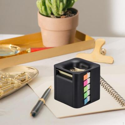 5 In 1 Sticky Note Holder Dispenser Memo Rolls Desktop Storage Index Tabs for Students