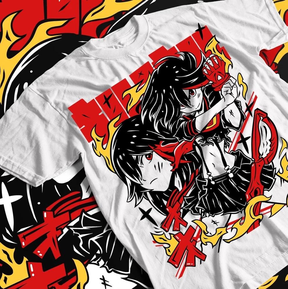 Kill La Kill Ryuko TShirt Girl Anime Ryuko Matoi Senketsu Shirt White S
