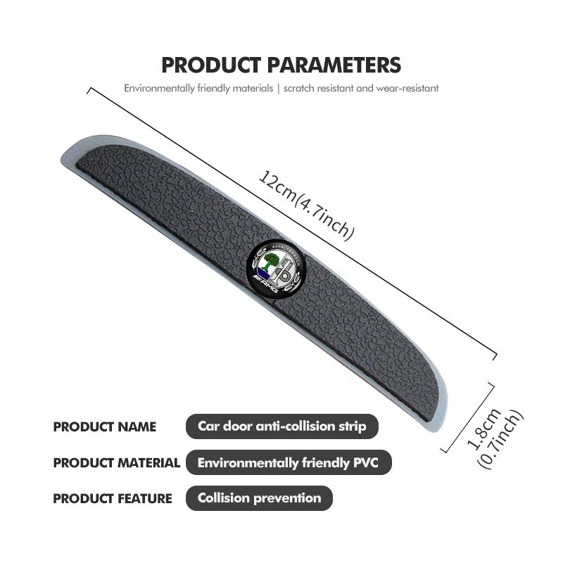 4pcsCar Door Protector Guard Strip Scratch Protection Stickers For Mercedes Benz AMG W204 W205 W203 W211 W201 W210 W108 W124 FE1