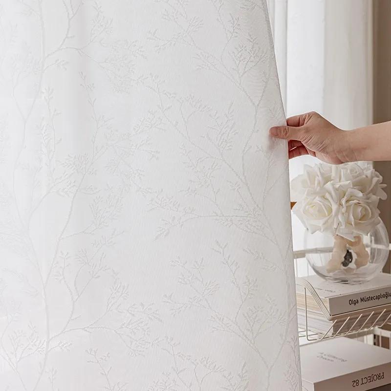 2025 New Vertical Louver Screen Curtain Blackout Phantom Curtain White Bay Window, Balcony Sunshade Window Screen, White Screen.