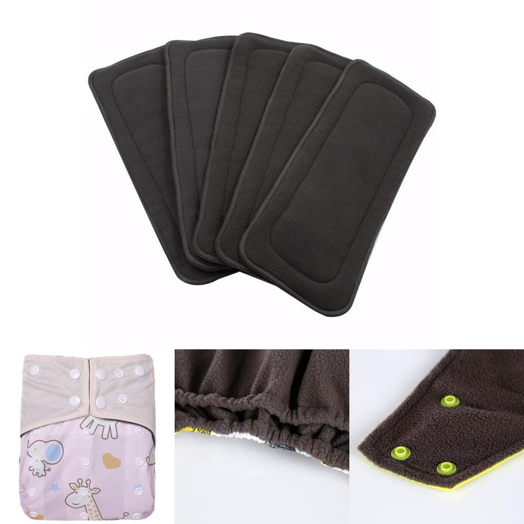 Luxurious Bamboo Charcoal Inserts In Baby Cloth Diaper With Super Absorption And Softness