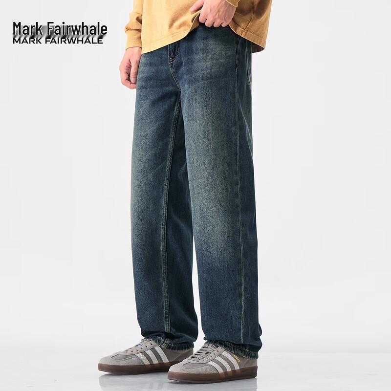 

Мужские джинсы прямого кроя в американском ретро-стиле от Mark Fairwhale 40