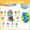 Legend Of Zelda Game Theme Balloon Banner Cake Toppers Set Party Decorations