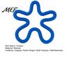 Durable Heat Resistant Mat Silicone Coaster, Irregular Flower Shape, Kitchen Countertop Protector, Non-slip Home Table Protection