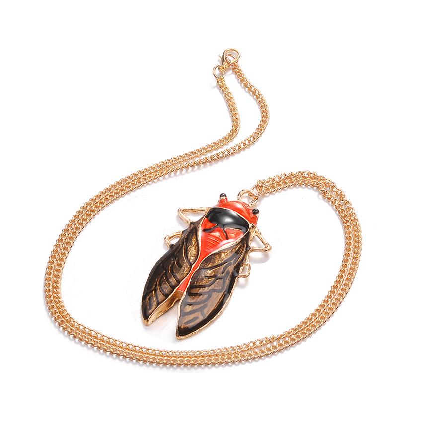 European & American Retro Cicada Necklace