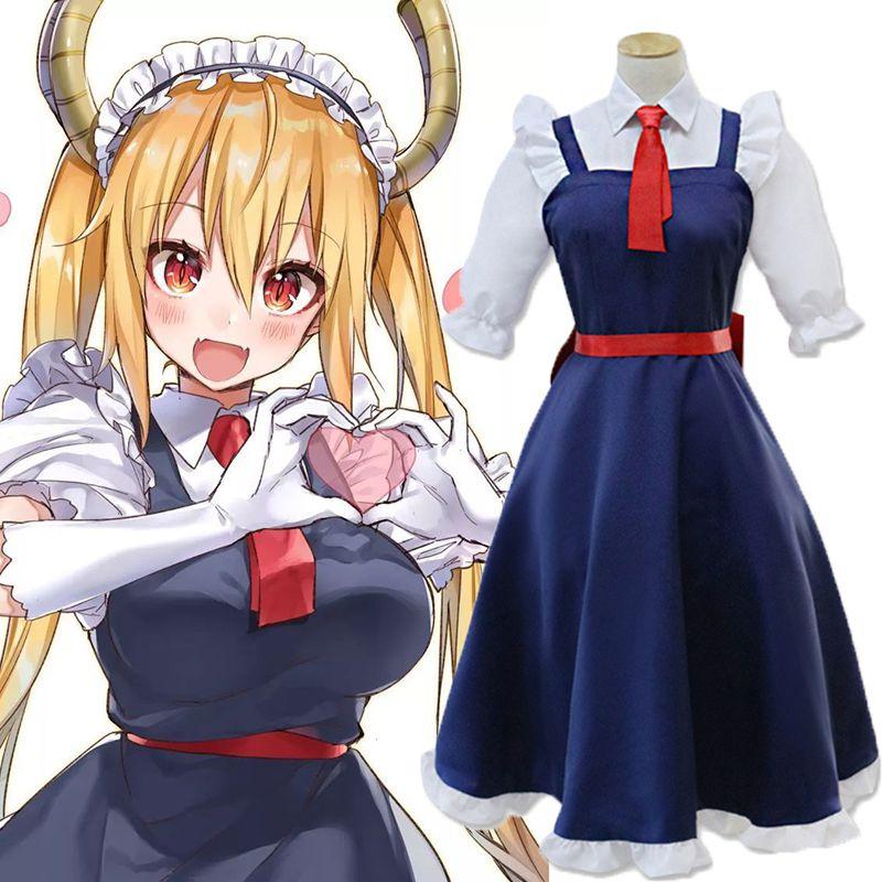Enchanting Miss Kobayashi's Dragon Maid Tohru Kobayashi Halloween Dress Cosplay Costume For Parties