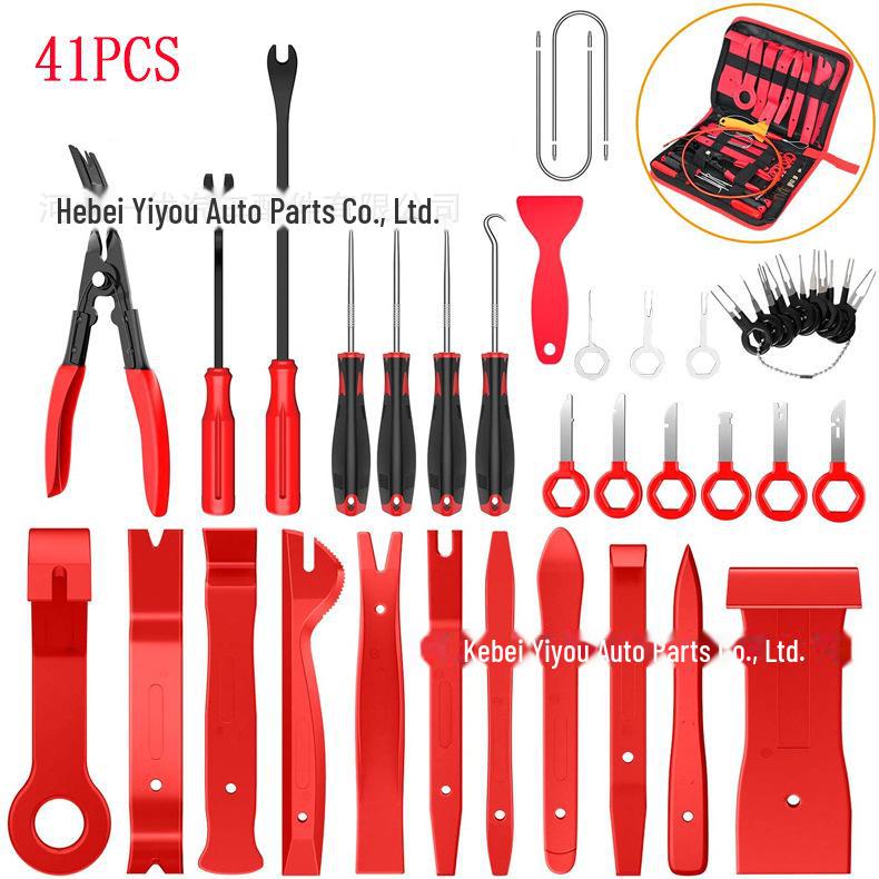 Zestaw narzędzi do demontażu urządzeń audio o wielu rozmiarach: Zestaw 3-25 szt. narzędzi do naprawy i modyfikacji wewnętrznych paneli samochodowych