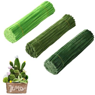 Aproximadamente 300 Unidades Cor Mista Verde 6mm Latas para Artesanato, Kit de Artesanato, Latas Flexíveis, Brinquedo Educativo para Crianças, Decorações DIY, Modelagem