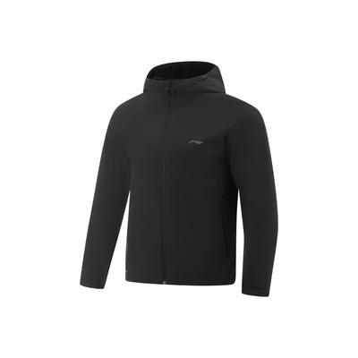 Fitness Series Windproof Water-Repellent 3D Hooded Logo Windbreaker Men Outerwear AFDVG61-1
