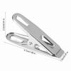 20Pcs Clothes Stainless Steel Clothes Peg Windproof Small Laundry Clip Multi-functional Sock Clip Drying
