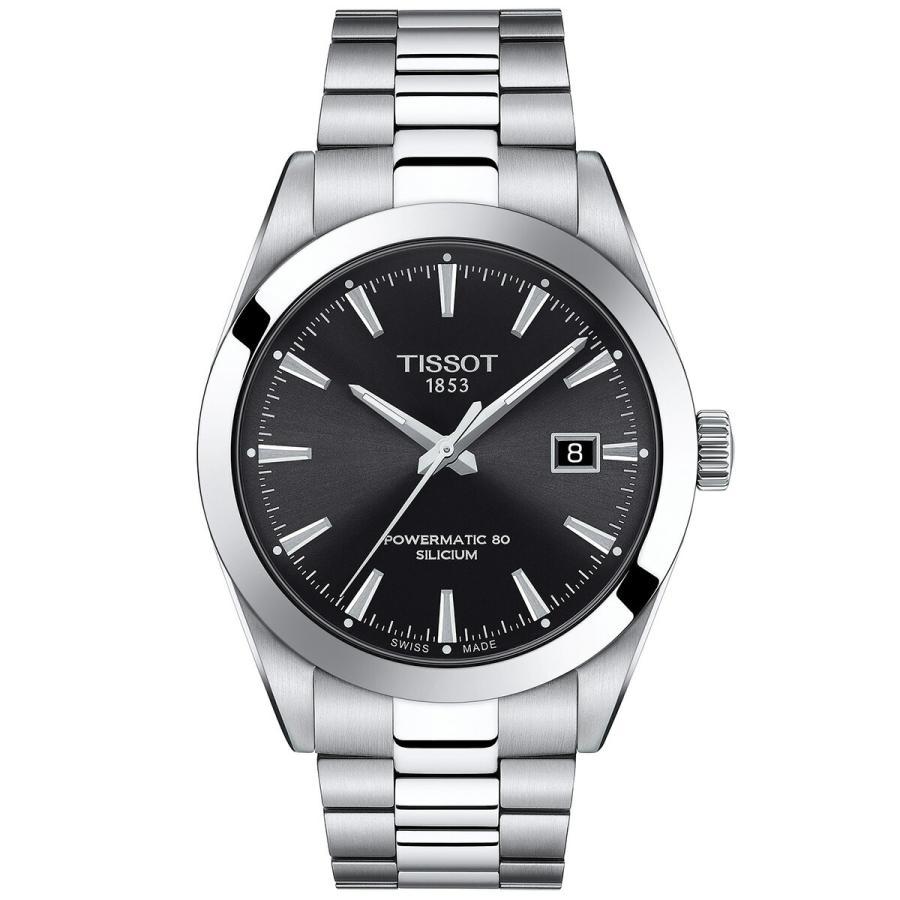 

(Price increased from 6/1) TISSOT Men s Gentleman Powermatic 80 Silicium Automatic Winding T127.407.11.051.00