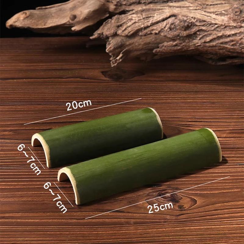 Kreatives Geschirr Kommerzieller Hot Pot Frisch geschnittene Rindfleischplatte Spezielle Grill-Hot-Pot-Restaurant-Platte aus Bambus und Holz