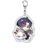 Game Love and Deepspace Xavier Zayne Rafayel Ralayo Sylus Acrylic Keychain Cartoon Trendy Gift Cute Charm Keyrings Bag Tag