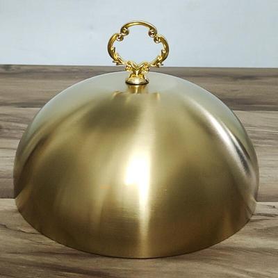 ZISIZ Gold Spherical Steak & Teppanyaki Dome Cover