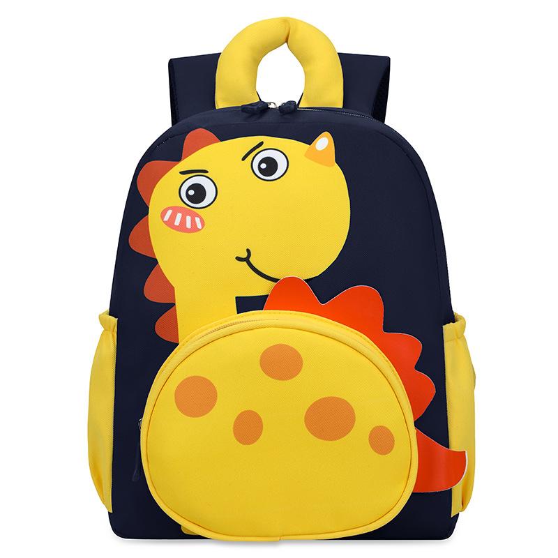 Schoolbag1011 Children Go Out To Study Little Dinosaur Schoolbag Cartoon Light Boys and Girls Backpack Backpack Schoolbag Kindergarten