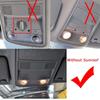 1PC Fit for Golf 5 golf 6 for Passat B6 2006 2007 2008 2009 Gray Car Interior Dome Reading light Roof Ceiling Lamp Glasses Case